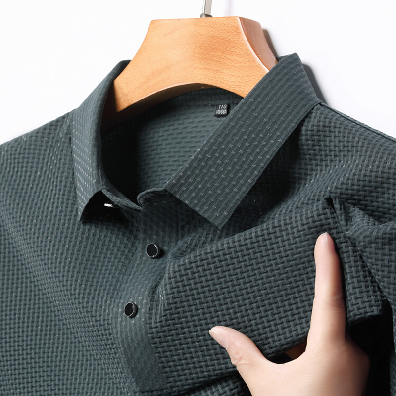 Men'S Polo Formal Wear - เสื้อโปโลผ้าฝ้ายพรีเมี่ยมผู้ชาย เสื้อแขนสั้นเนื้อนุ่ม ใส่ทำงานได้ ใส่ลำลองได้ ใส่สบายในฤดูร้อน น้ำหนักเบา