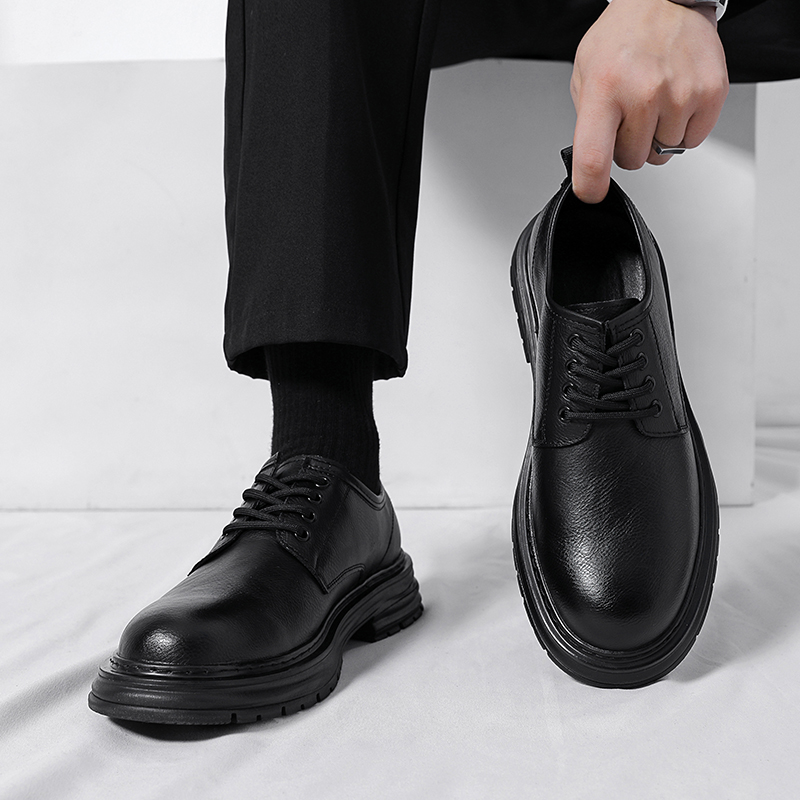 Formal Men Daily Wear Footwear - รองเท้าหนังทางการสำหรับผู้ชาย รุ่นใหม่ปี 2026 พื้นนุ่ม สไตล์อังกฤษ กันลื่น