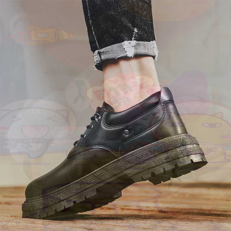 High End Men'S Formal Wear - Dark Natural หนังแฟชั่น Trainers เทนนิสรองเท้าผ้าใบผู้ชายรองเท้าแฟชั่นรองเท้าผ้าใบคุณภาพกีฬาราคาต่ําสุขภาพ