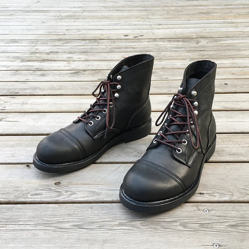 Men Formal Wear Shoes - รองเท้าผู้ชายใหม่รองเท้าแบรนด์หรู Vintage Men รองเท้าหนังวัว Goodyear Welted