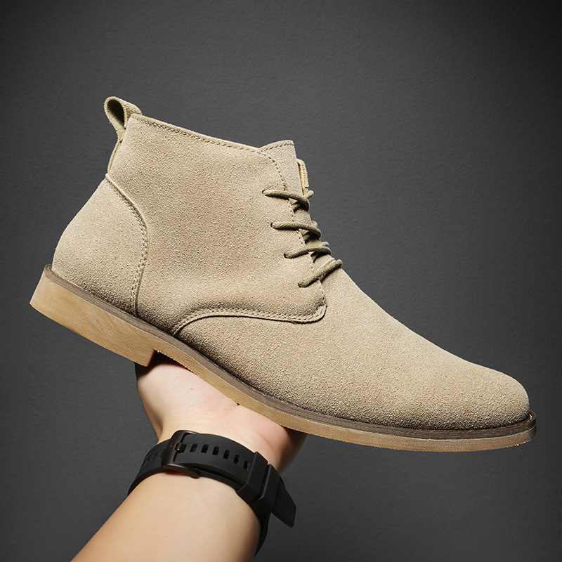 รองเท้าบูทเชลซีสีน้ำตาลสไตล์อั - Men Formal Wear Shoes บทวิจารณ์และราคา