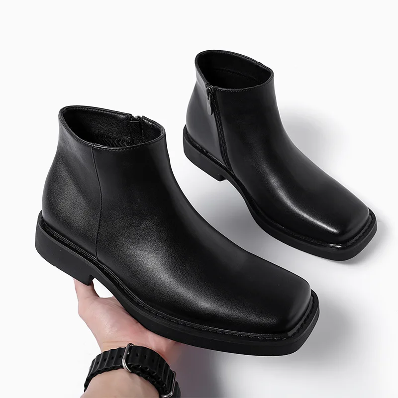 สีดําใหม่แฟชั่นผู้ชายรองเท้าหน - Men Formal Wear Shoes บทวิจารณ์และราคา
