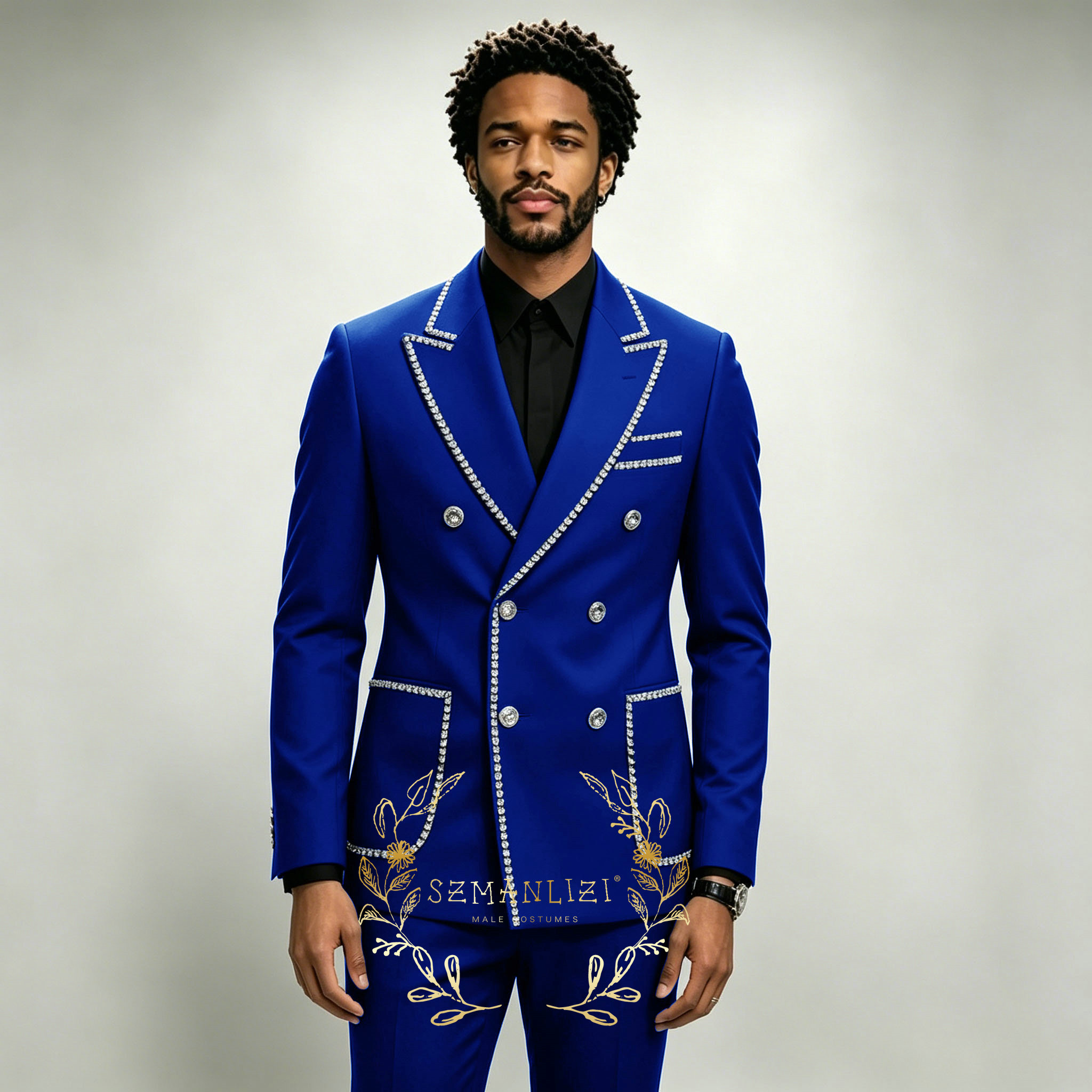 ชุดสูทผู้ชายสุดหรู 2 ชิ้น สีน้ - Men Formal Wear For Wedding บทวิจารณ์และราคา