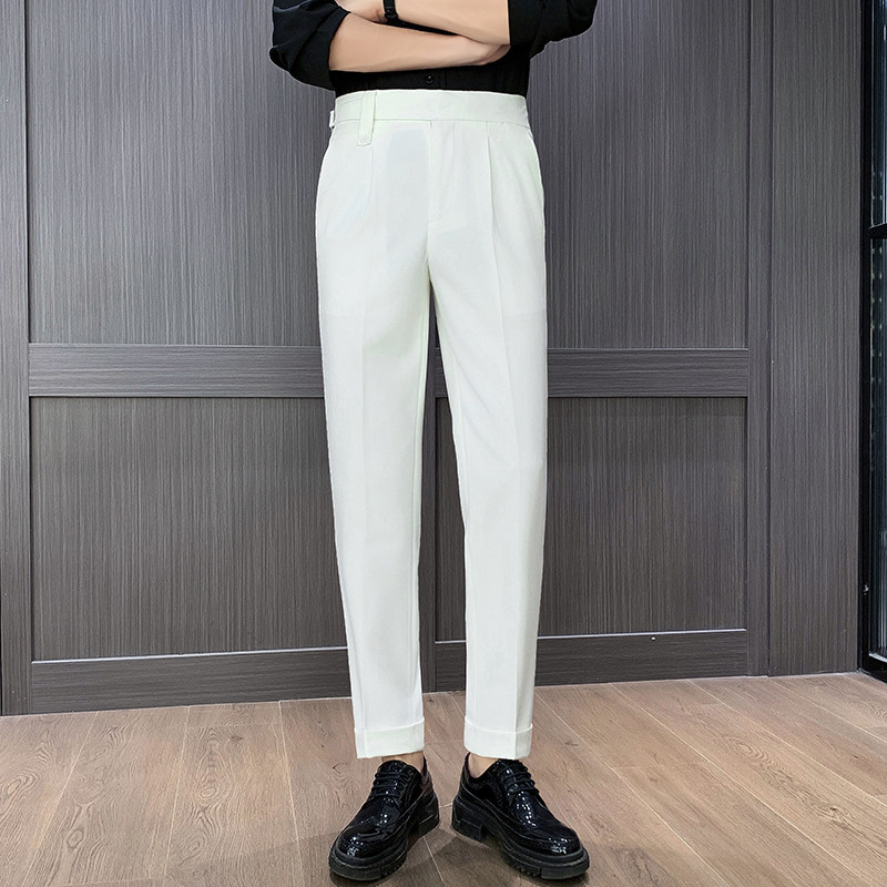 กางเกงขายาวทรงตรงเอวสูง Naples - Men Formal Wear Top บทวิจารณ์และราคา