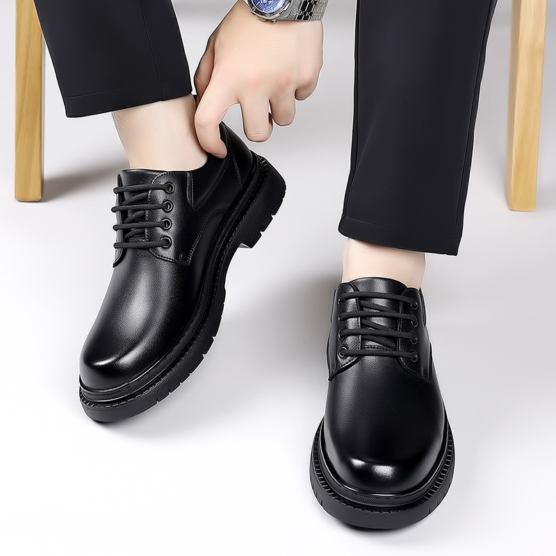 รองเท้าหนังผู้ชายแฟชั่นดีไซน์เ - Formal Men Daily Wear Footwear บทวิจารณ์และราคา