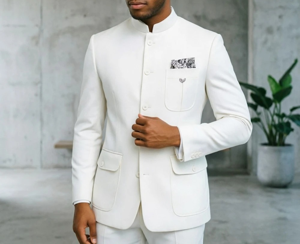 ชุดสูทซาฟารีผู้ชาย สีเขียวอ่อน - Men Formal Wear For Wedding บทวิจารณ์และราคา
