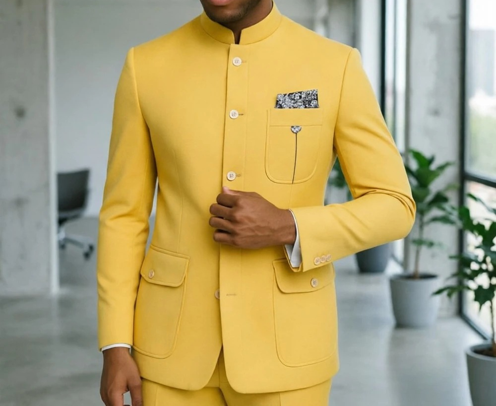 ชุดสูทซาฟารีผู้ชาย สีเขียวอ่อน - Men Formal Wear For Wedding บทวิจารณ์และราคา