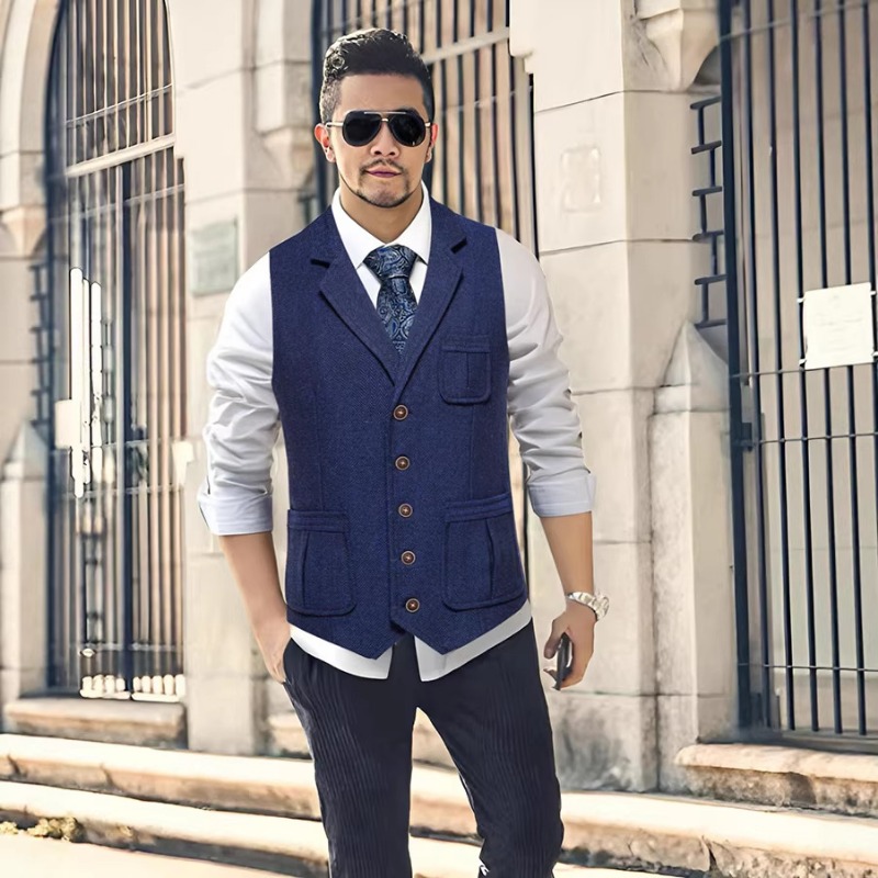 เสื้อกั๊กสูทผู้ชายลายเฮอร์ริงโ - Men'S Formal Wear Waistcoat บทวิจารณ์และราคา