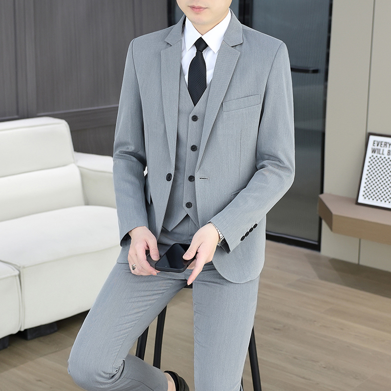 ชุดสูท (เสื้อสูท+เสื้อกั๊ก+กาง - Men Formal Wear Fashion บทวิจารณ์และราคา