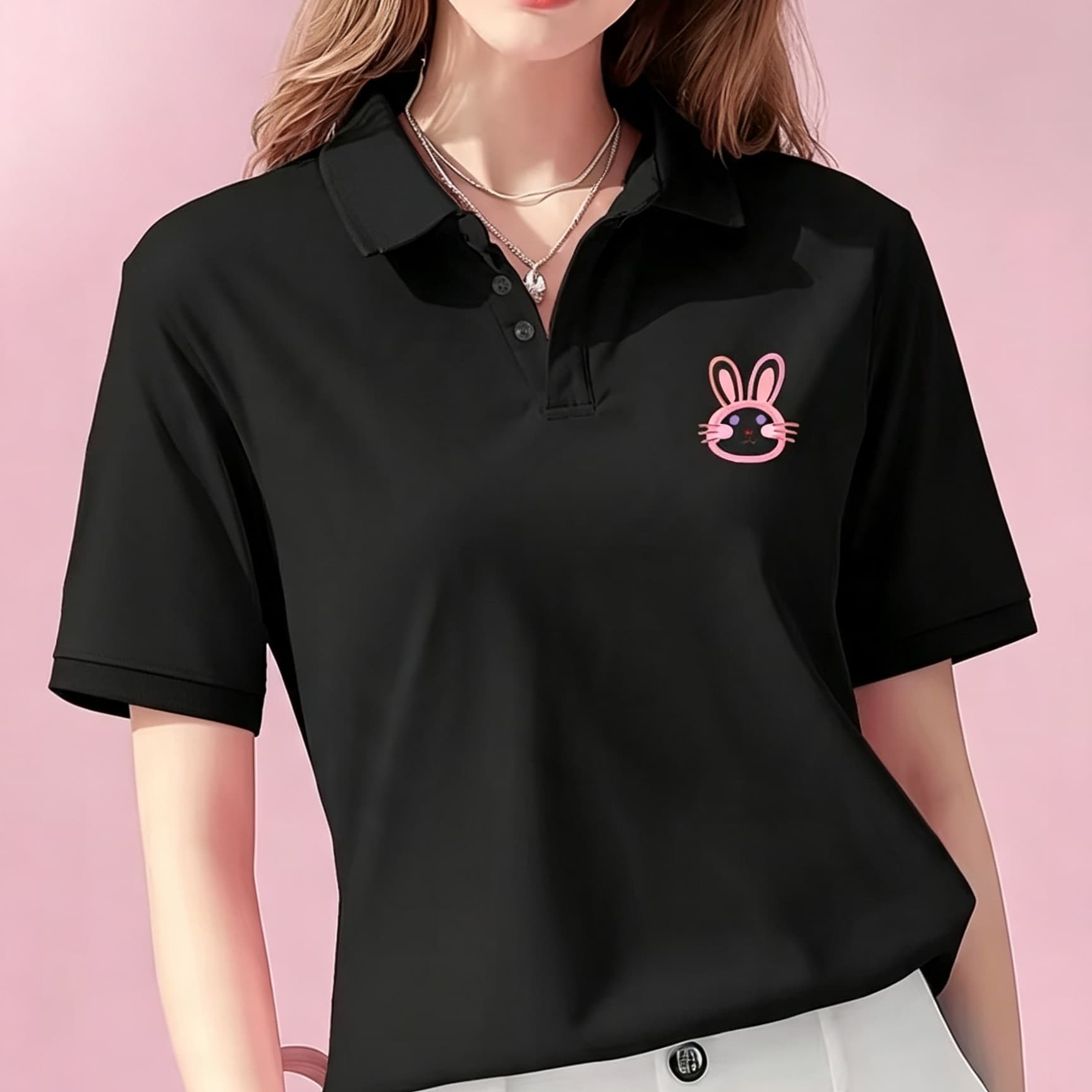 เสื้อโปโลคอปกสีดำแบบยูนิเซ็กส์ - Men Formal Wear Top บทวิจารณ์และราคา