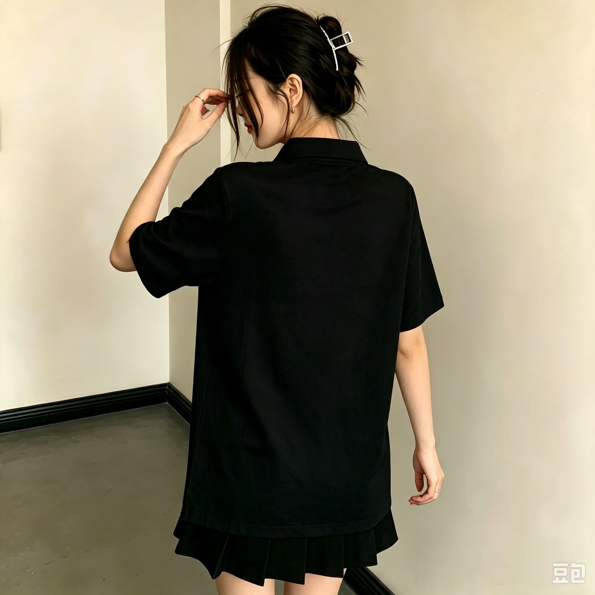 เสื้อโปโลคอปกสีดำแบบยูนิเซ็กส์ - Men Formal Wear Top บทวิจารณ์และราคา