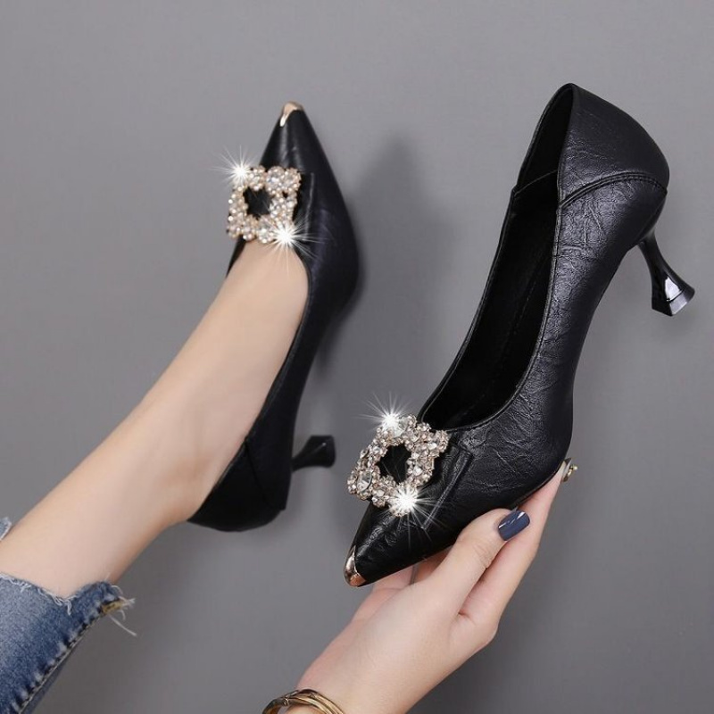 รองเท้าส้นสูงผู้หญิงแบบคลาสสิก - Men Formal Wear Shoes บทวิจารณ์และราคา
