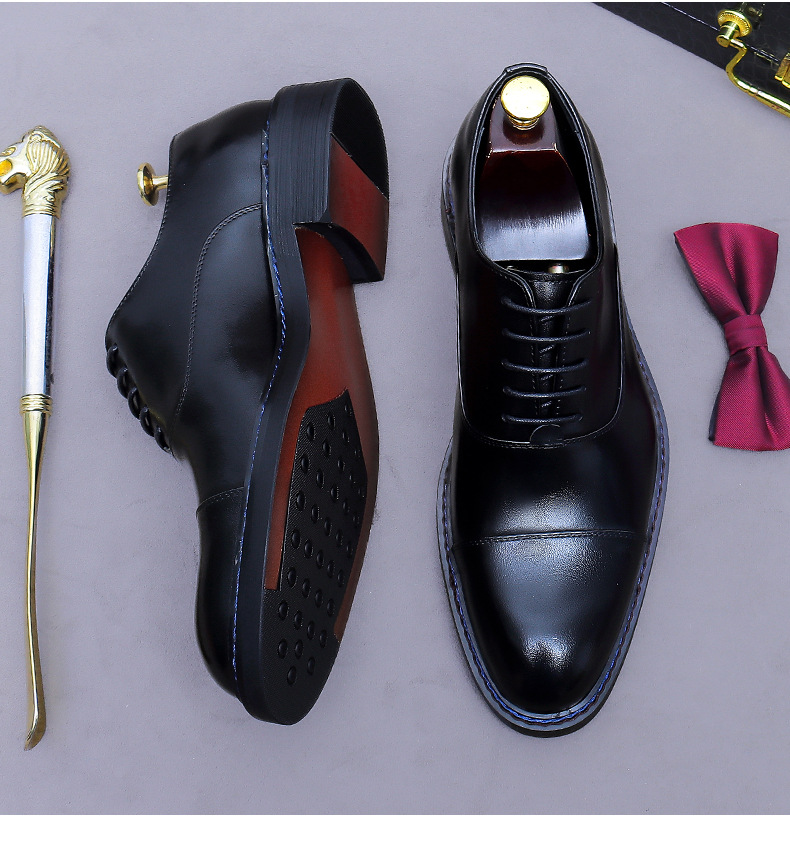 รองเท้าอ็อกซ์ฟอร์ดหนังแท้แบบผู - Formal Men Daily Wear Footwear บทวิจารณ์และราคา